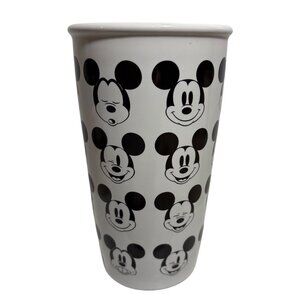 Faces of Mickey Mouse Disney Store16 Oz Ceramic Tumbler Cup
